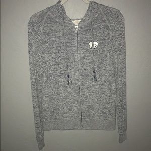 ivory ella zip up jacket